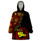 personalised-australia-walk-for-yes-wearable-blanket-hoodie-indigenous-voice-2023-aboriginal-red-vibe