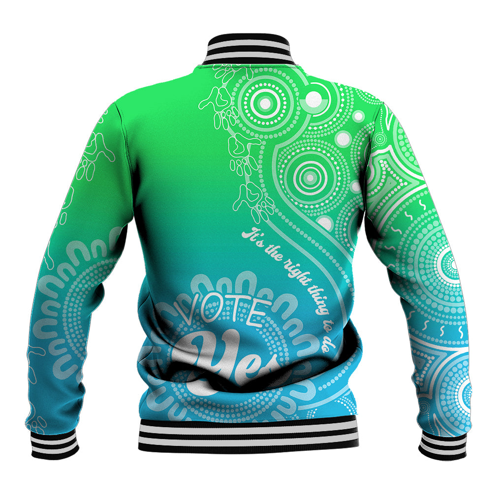 australia-walk-for-yes-baseball-jacket-indigenous-voice-2023-aboriginal-green-vibe