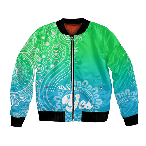 australia-walk-for-yes-bomber-jacket-indigenous-voice-2023-aboriginal-green-vibe