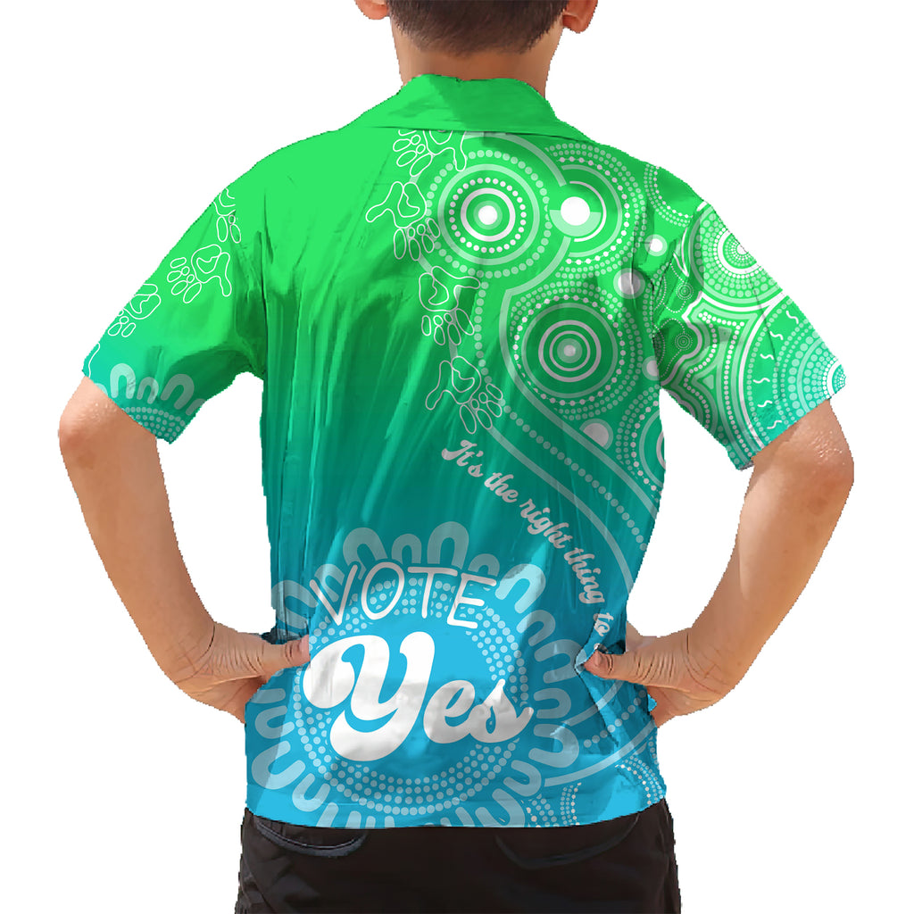 australia-walk-for-yes-hawaiian-shirt-indigenous-voice-2023-aboriginal-green-vibe