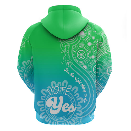 australia-walk-for-yes-hoodie-indigenous-voice-2023-aboriginal-green-vibe