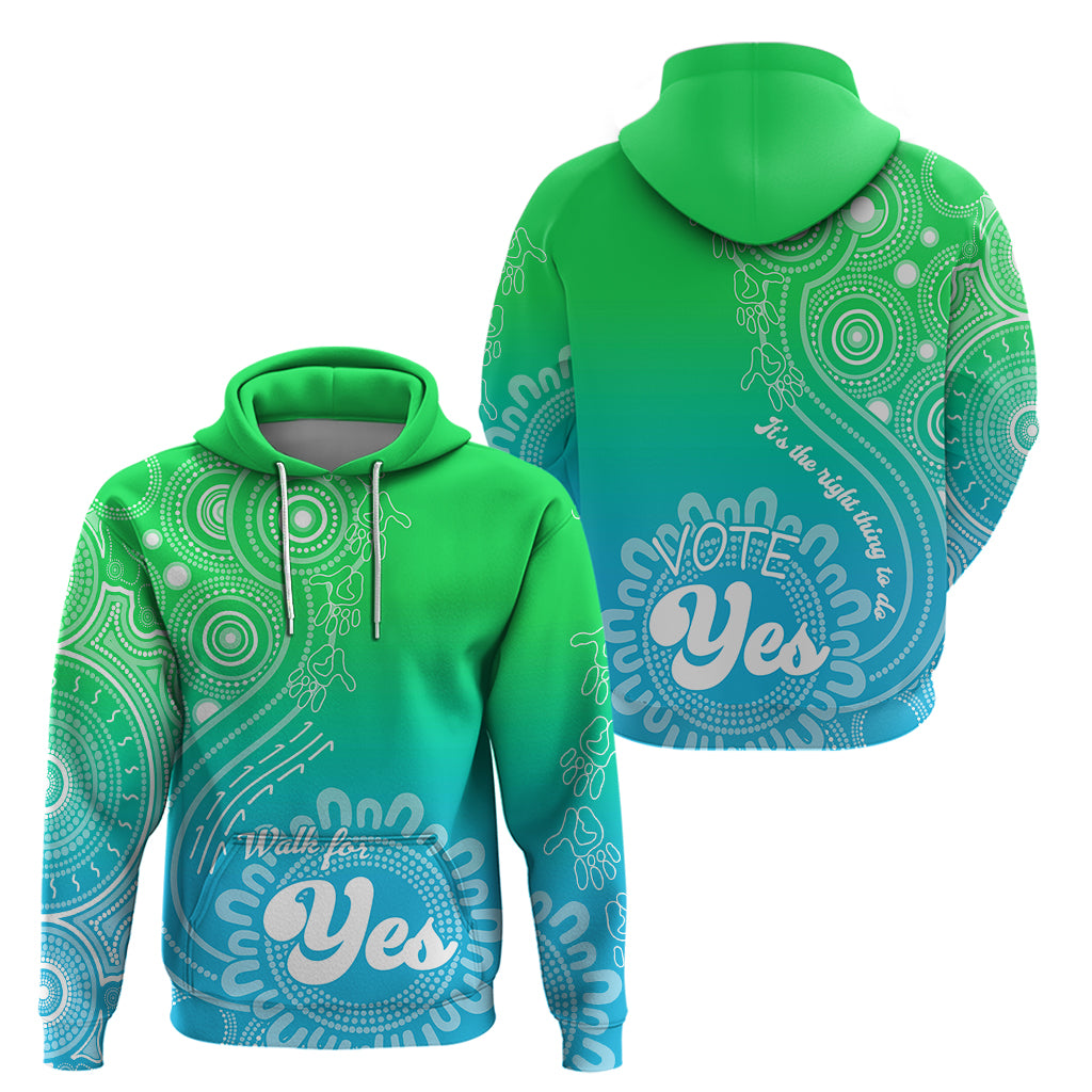 australia-walk-for-yes-hoodie-indigenous-voice-2023-aboriginal-green-vibe