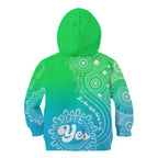 australia-walk-for-yes-kid-hoodie-indigenous-voice-2023-aboriginal-green-vibe