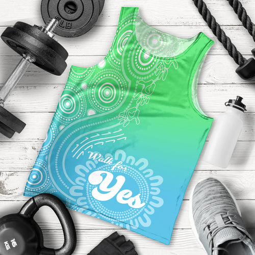 australia-walk-for-yes-men-tank-top-indigenous-voice-2023-aboriginal-green-vibe