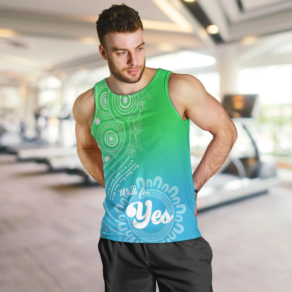 australia-walk-for-yes-men-tank-top-indigenous-voice-2023-aboriginal-green-vibe