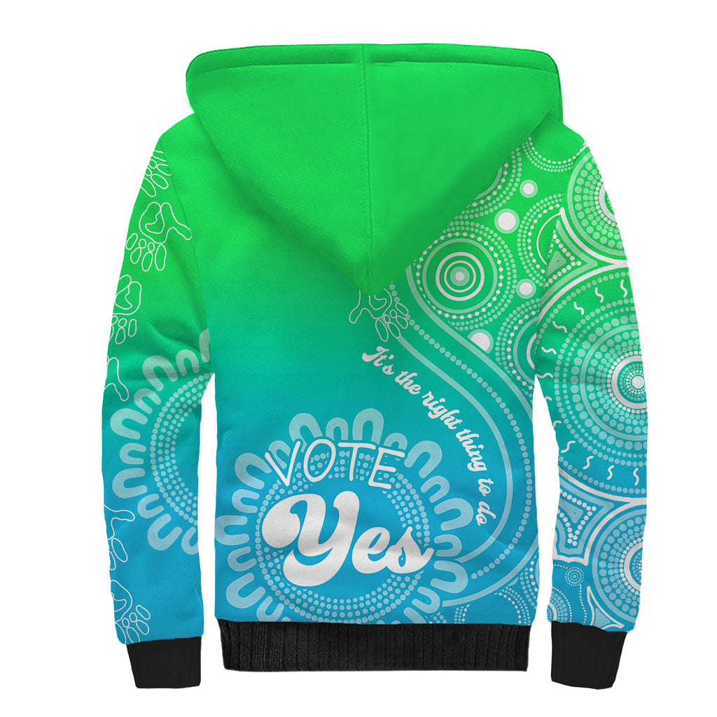 australia-walk-for-yes-sherpa-hoodie-indigenous-voice-2023-aboriginal-green-vibe