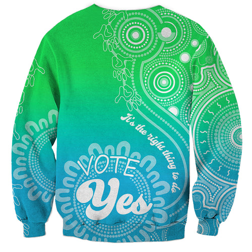 australia-walk-for-yes-sweatshirt-indigenous-voice-2023-aboriginal-green-vibe