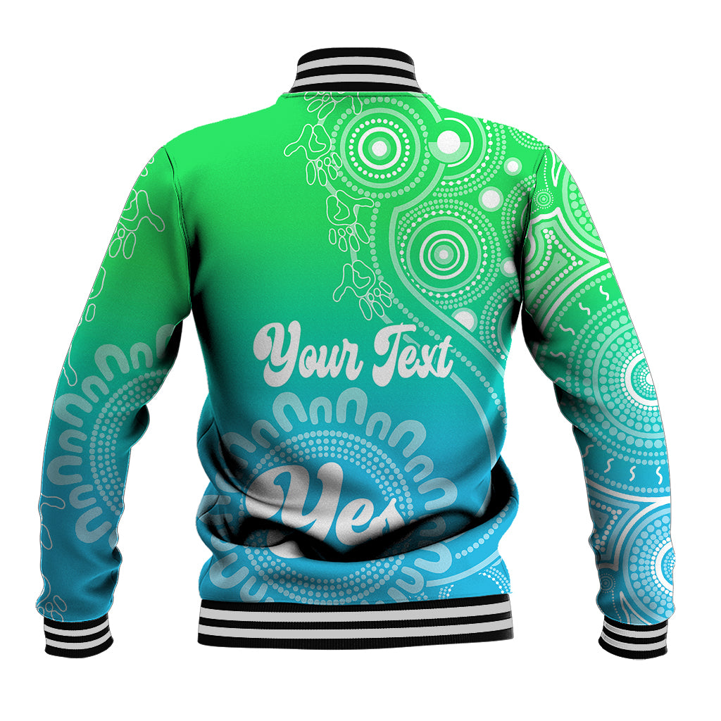 personalised-australia-walk-for-yes-baseball-jacket-indigenous-voice-2023-aboriginal-green-vibe