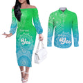personalised-australia-walk-for-yes-couples-matching-off-the-shoulder-long-sleeve-dress-and-long-sleeve-button-shirts-indigenous-voice-2023-aboriginal-green-vibe