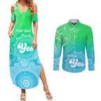 personalised-australia-walk-for-yes-couples-matching-summer-maxi-dress-and-long-sleeve-button-shirts-indigenous-voice-2023-aboriginal-green-vibe