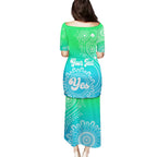 personalised-australia-walk-for-yes-family-matching-puletasi-dress-and-hawaiian-shirt-indigenous-voice-2023-aboriginal-green-vibe