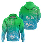 personalised-australia-walk-for-yes-hoodie-indigenous-voice-2023-aboriginal-green-vibe