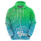 personalised-australia-walk-for-yes-hoodie-indigenous-voice-2023-aboriginal-green-vibe