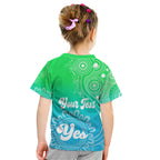 personalised-australia-walk-for-yes-kid-t-shirt-indigenous-voice-2023-aboriginal-green-vibe