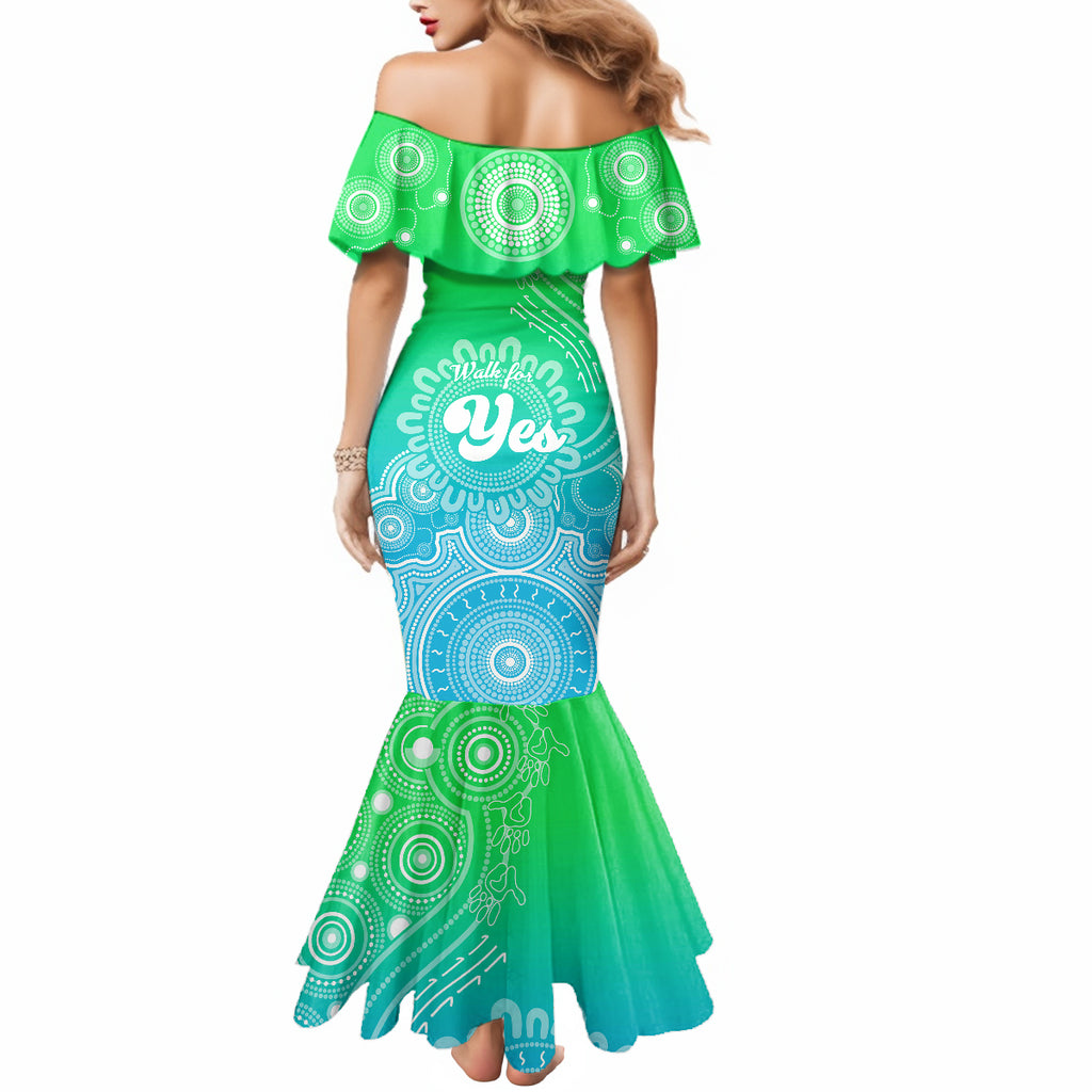 personalised-australia-walk-for-yes-mermaid-dress-indigenous-voice-2023-aboriginal-green-vibe