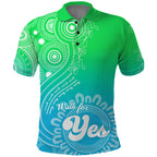 personalised-australia-walk-for-yes-polo-shirt-indigenous-voice-2023-aboriginal-green-vibe
