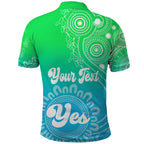 personalised-australia-walk-for-yes-polo-shirt-indigenous-voice-2023-aboriginal-green-vibe