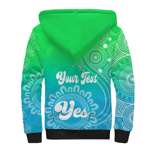 personalised-australia-walk-for-yes-sherpa-hoodie-indigenous-voice-2023-aboriginal-green-vibe