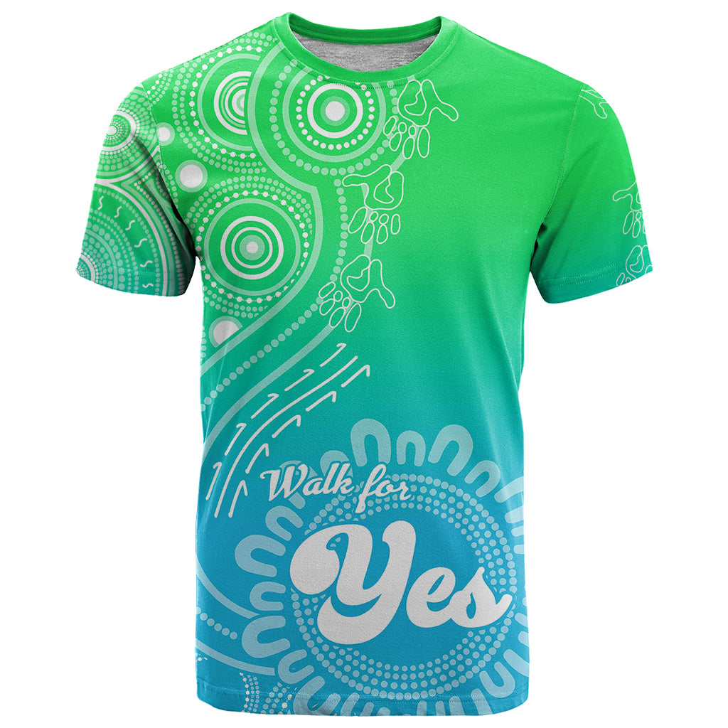 personalised-australia-walk-for-yes-t-shirt-indigenous-voice-2023-aboriginal-green-vibe