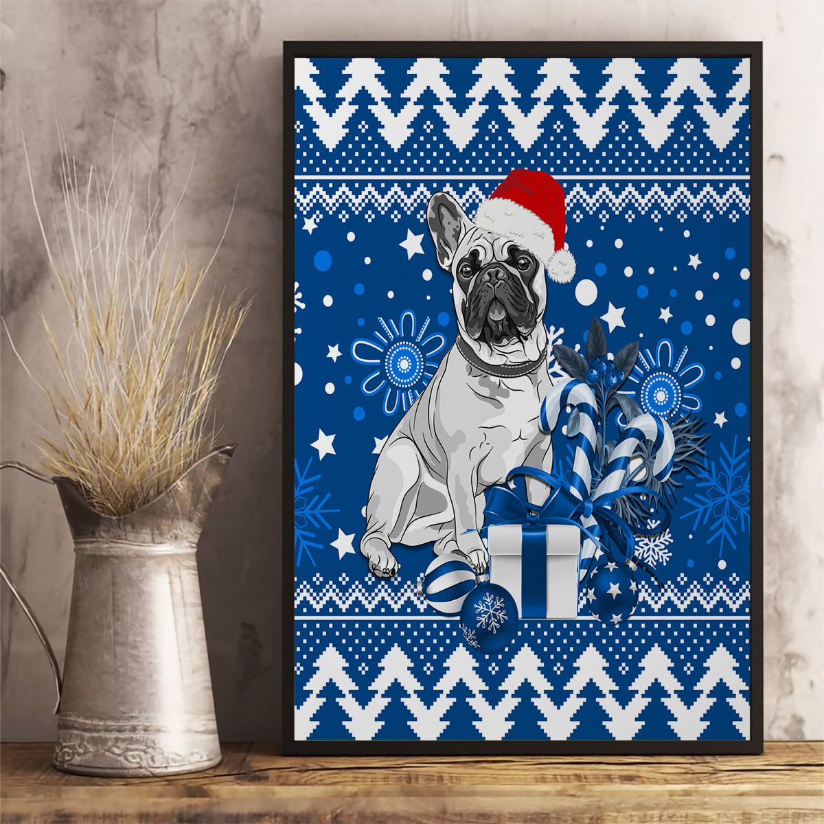 bulldogs-rugby-canvas-wall-art-christmas-vibe-2023