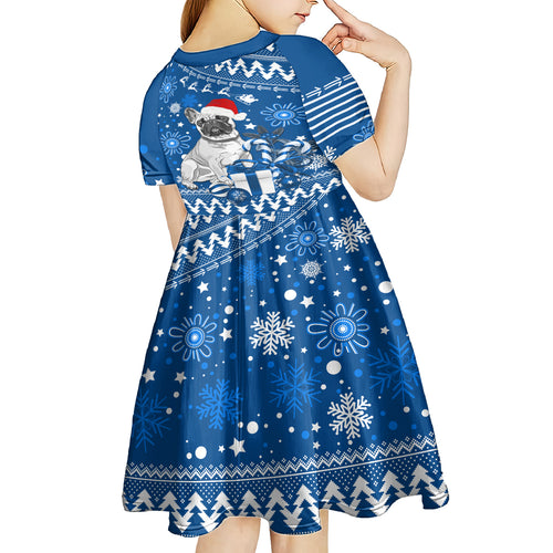bulldogs-rugby-kid-short-sleeve-dress-christmas-vibe-2023