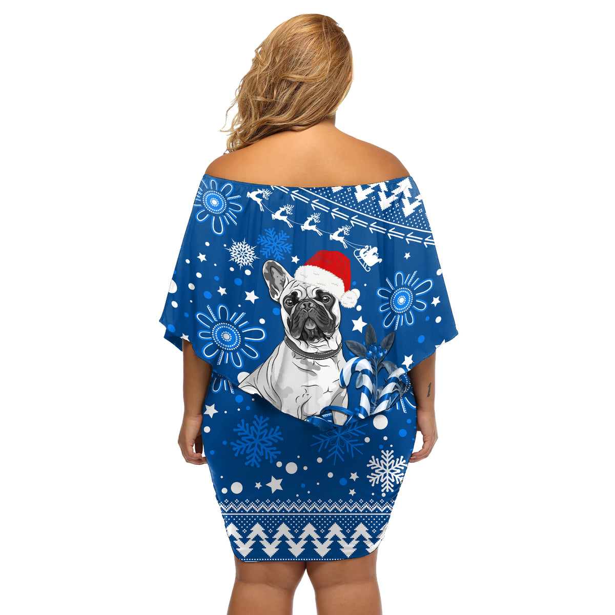 bulldogs-rugby-off-shoulder-short-dress-christmas-vibe-2023