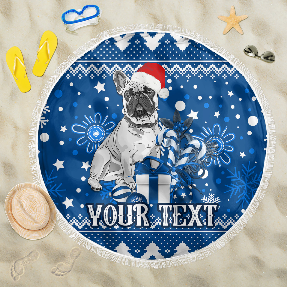 custom-bulldogs-rugby-beach-blanket-christmas-vibe-2023