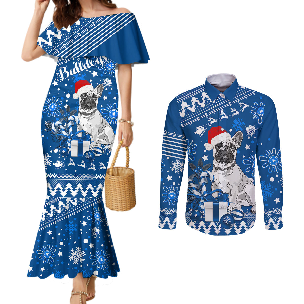 custom-bulldogs-rugby-couples-matching-mermaid-dress-and-long-sleeve-button-shirt-christmas-vibe-2023