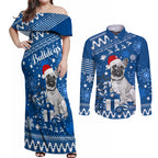 custom-bulldogs-rugby-couples-matching-off-shoulder-maxi-dress-and-long-sleeve-button-shirt-christmas-vibe-2023
