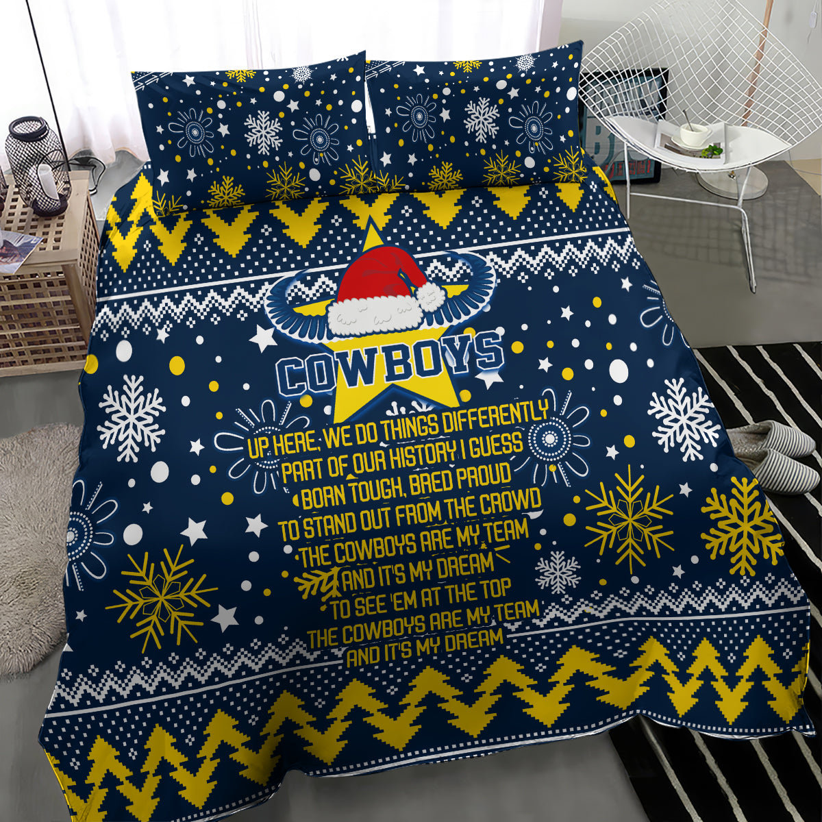 cowboys-rugby-bedding-set-born-tough-bred-proud-christmas-vibe-2023