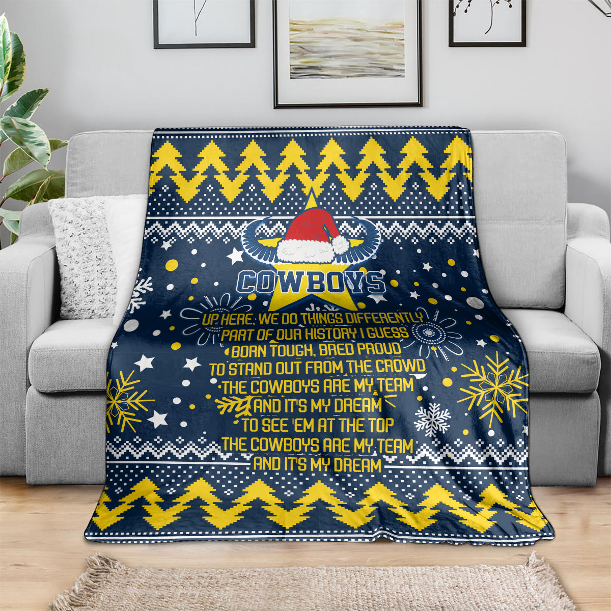 cowboys-rugby-blanket-born-tough-bred-proud-christmas-vibe-2023