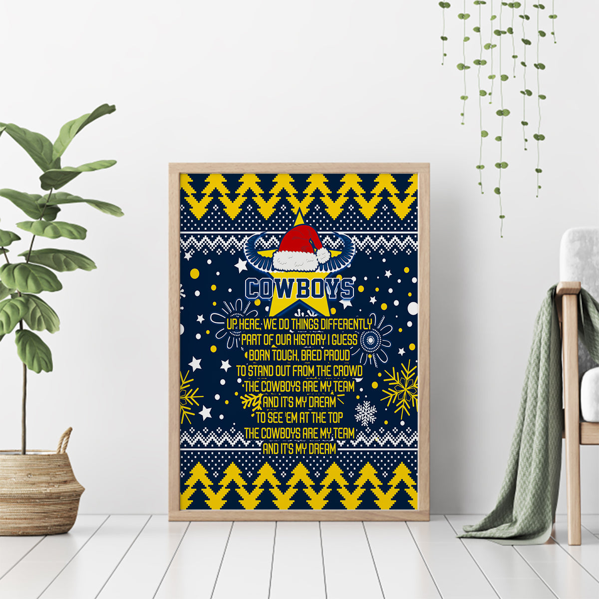 cowboys-rugby-canvas-wall-art-born-tough-bred-proud-christmas-vibe-2023
