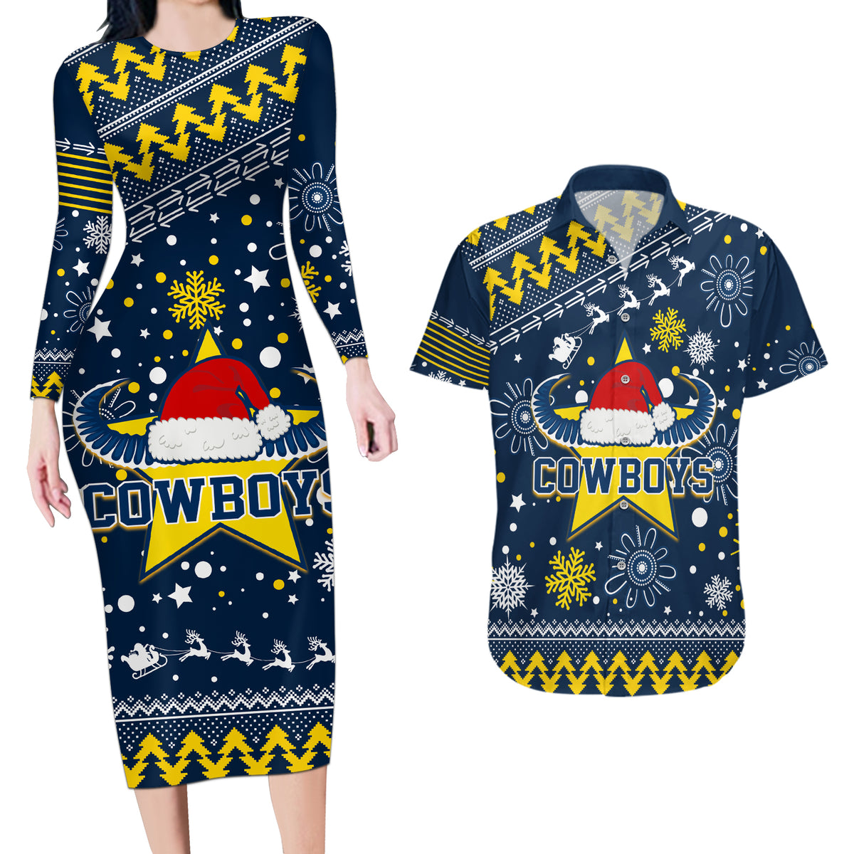 cowboys-rugby-couples-matching-long-sleeve-bodycon-dress-and-hawaiian-shirt-born-tough-bred-proud-christmas-vibe-2023