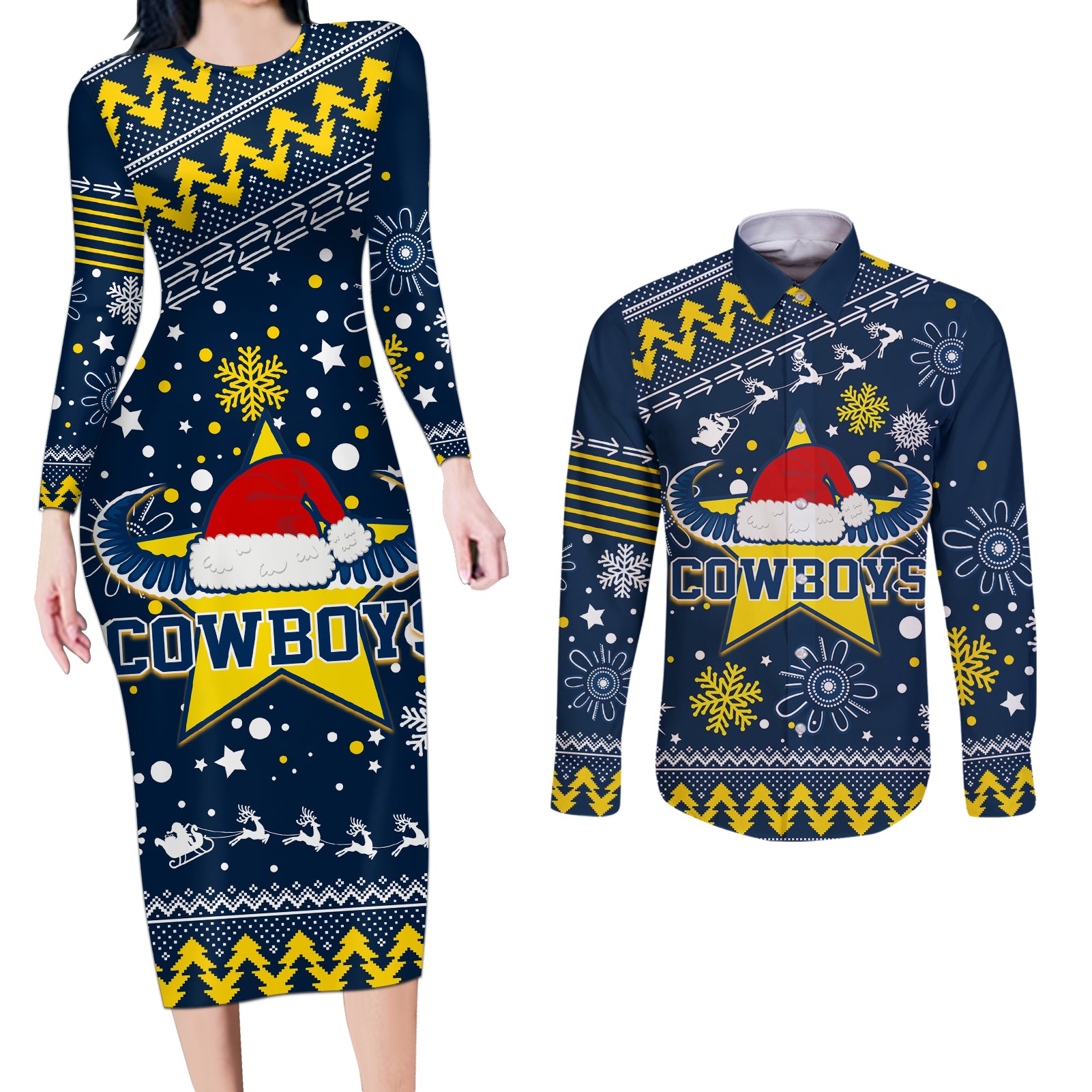 cowboys-rugby-couples-matching-long-sleeve-bodycon-dress-and-long-sleeve-button-shirt-born-tough-bred-proud-christmas-vibe-2023