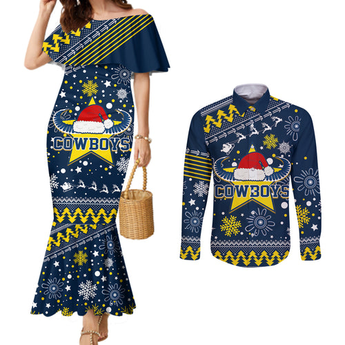 cowboys-rugby-couples-matching-mermaid-dress-and-long-sleeve-button-shirt-born-tough-bred-proud-christmas-vibe-2023
