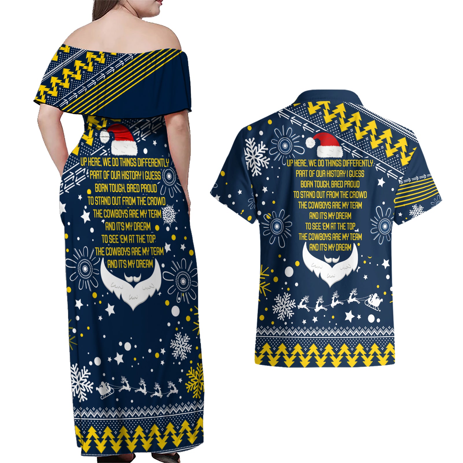 cowboys-rugby-couples-matching-off-shoulder-maxi-dress-and-hawaiian-shirt-born-tough-bred-proud-christmas-vibe-2023