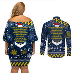 cowboys-rugby-couples-matching-off-shoulder-short-dress-and-long-sleeve-button-shirt-born-tough-bred-proud-christmas-vibe-2023