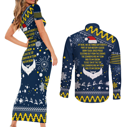 cowboys-rugby-couples-matching-short-sleeve-bodycon-dress-and-long-sleeve-button-shirt-born-tough-bred-proud-christmas-vibe-2023