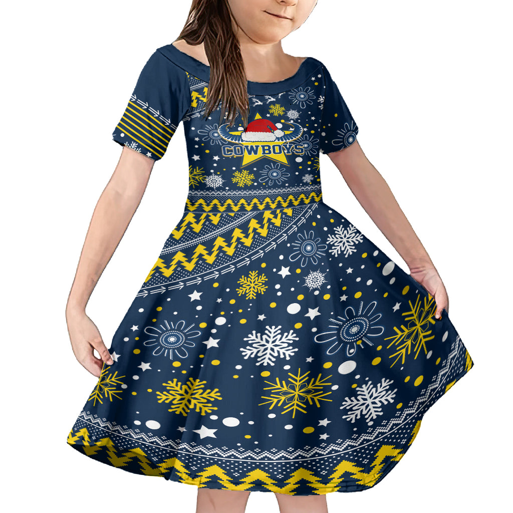cowboys-rugby-kid-short-sleeve-dress-born-tough-bred-proud-christmas-vibe-2023