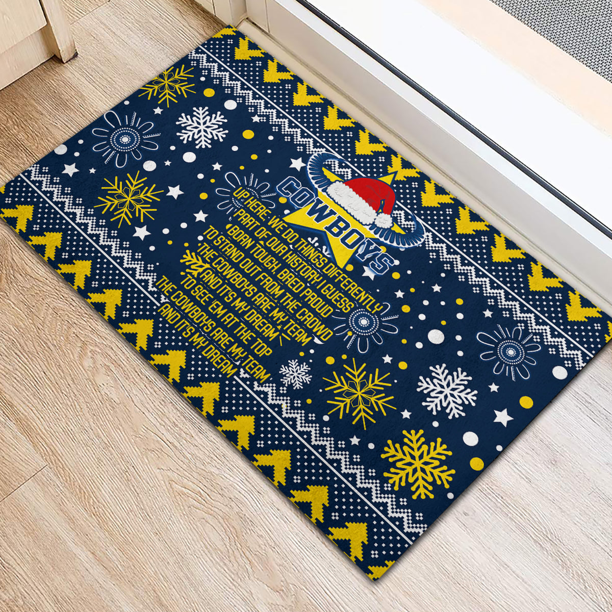 cowboys-rugby-rubber-doormat-born-tough-bred-proud-christmas-vibe-2023