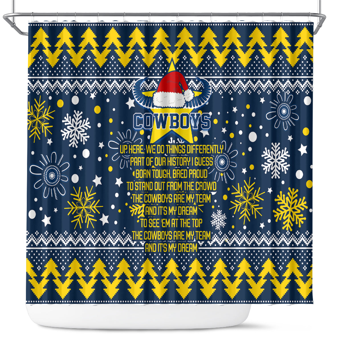 cowboys-rugby-shower-curtain-born-tough-bred-proud-christmas-vibe-2023