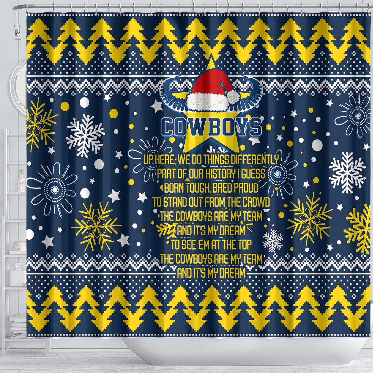 cowboys-rugby-shower-curtain-born-tough-bred-proud-christmas-vibe-2023