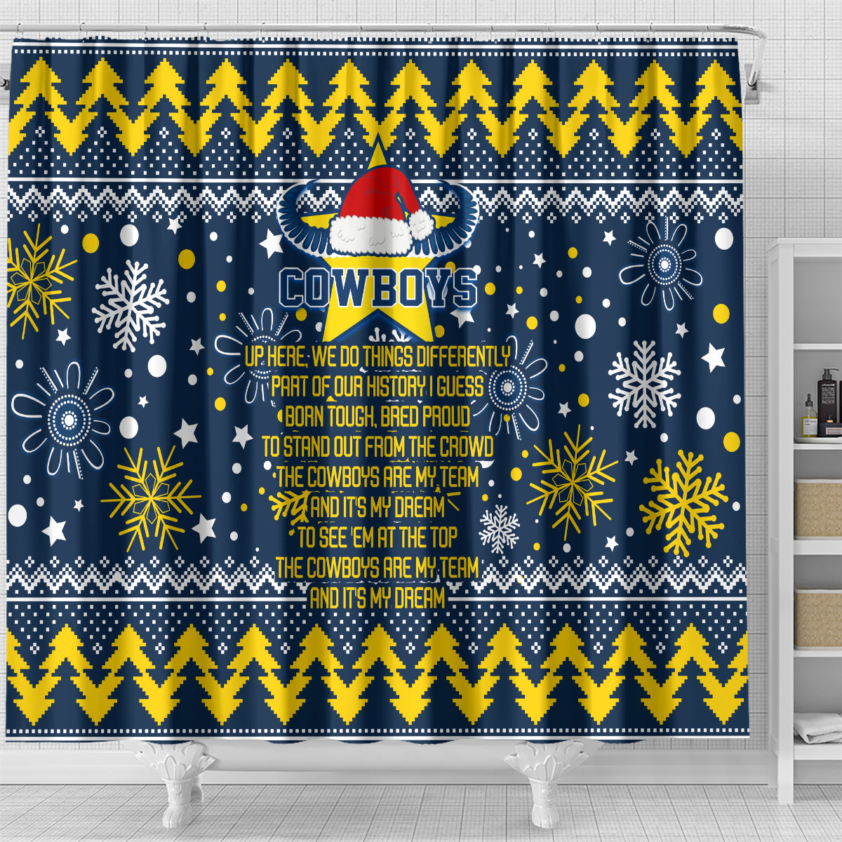cowboys-rugby-shower-curtain-born-tough-bred-proud-christmas-vibe-2023