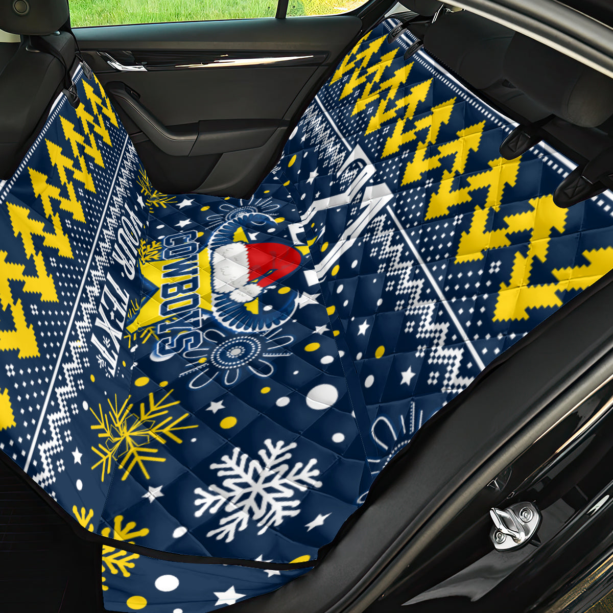 custom-cowboys-rugby-back-car-seat-cover-born-tough-bred-proud-christmas-vibe-2023