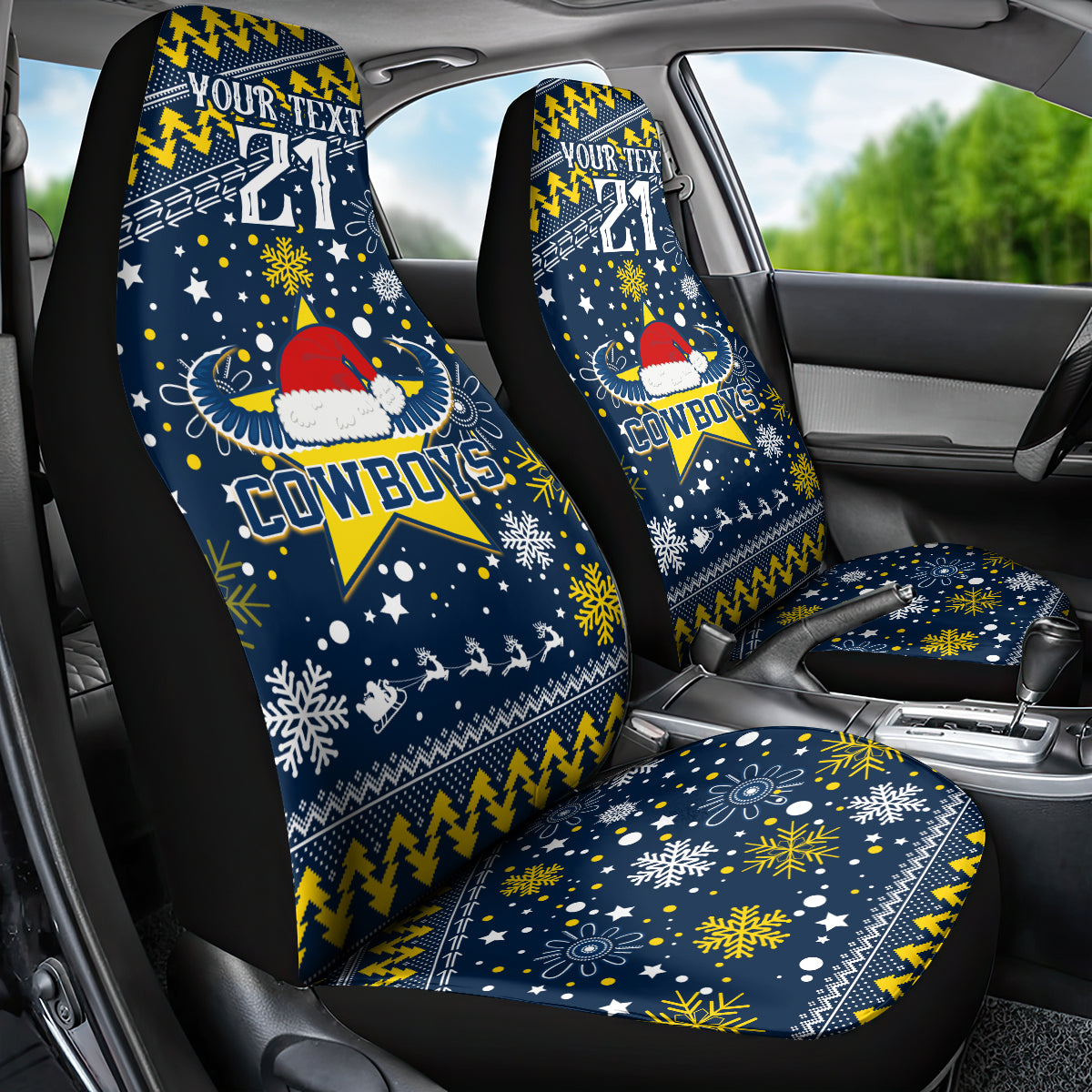 custom-cowboys-rugby-car-seat-cover-born-tough-bred-proud-christmas-vibe-2023