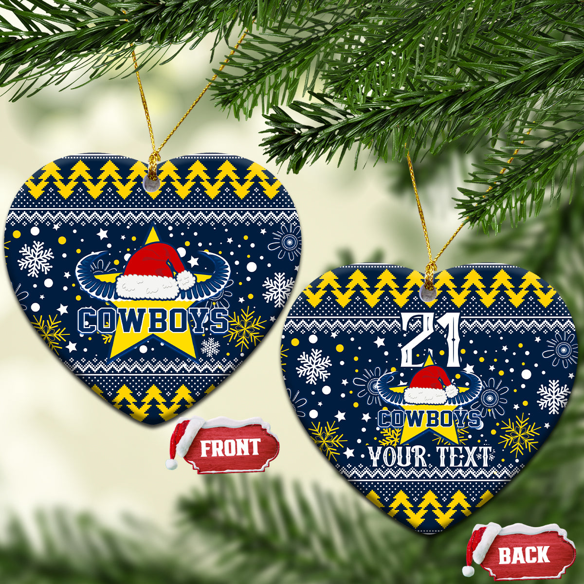 custom-cowboys-rugby-ceramic-ornament-born-tough-bred-proud-christmas-vibe-2023