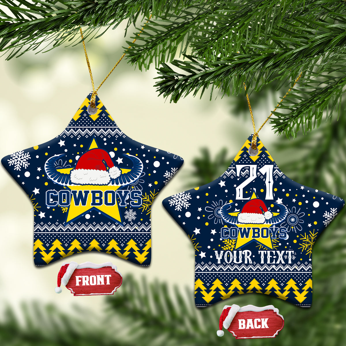 custom-cowboys-rugby-ceramic-ornament-born-tough-bred-proud-christmas-vibe-2023