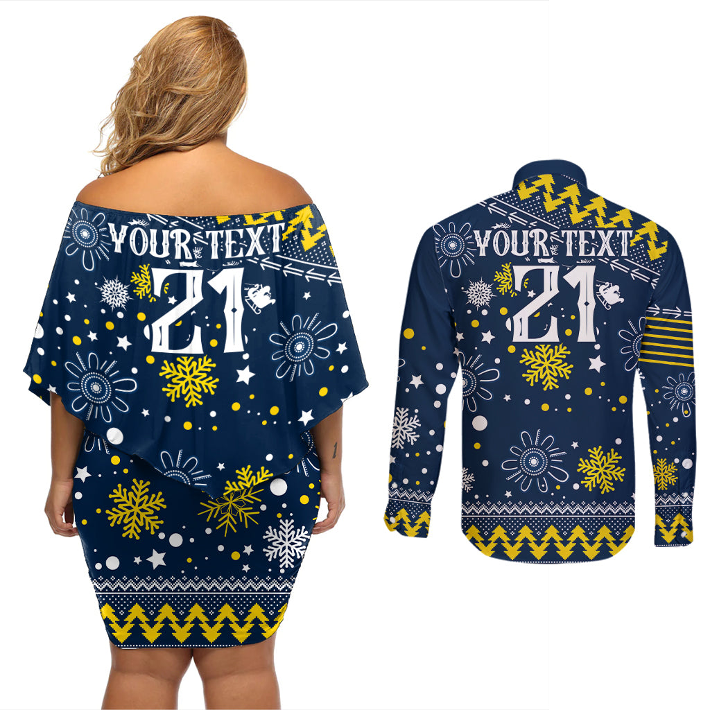 custom-cowboys-rugby-couples-matching-off-shoulder-short-dress-and-long-sleeve-button-shirt-born-tough-bred-proud-christmas-vibe-2023