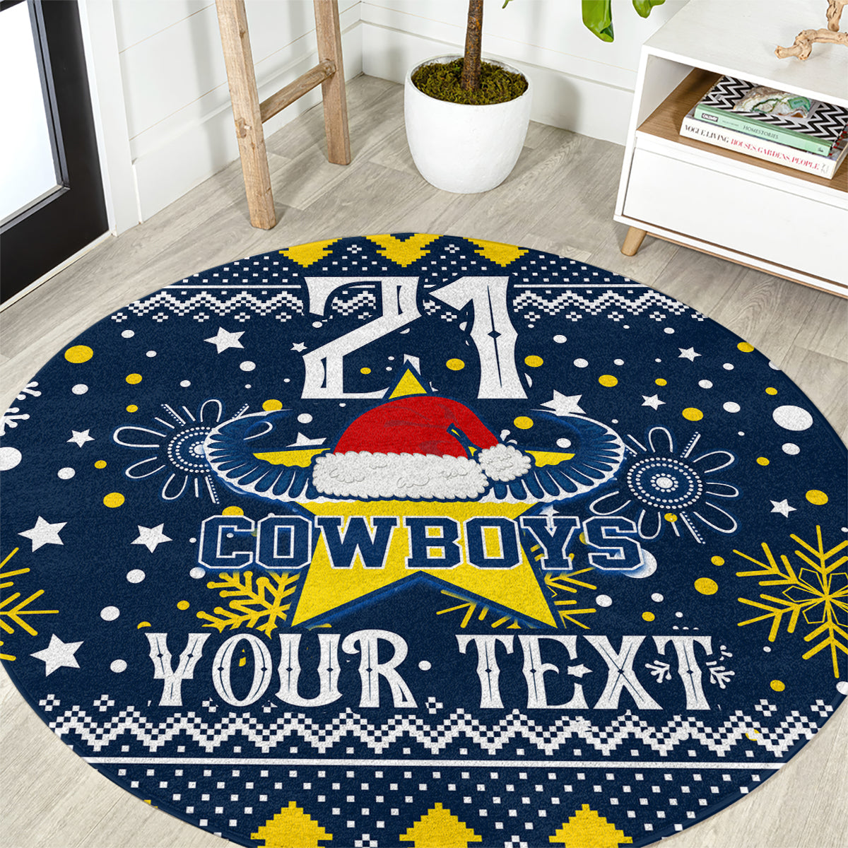 custom-cowboys-rugby-round-carpet-born-tough-bred-proud-christmas-vibe-2023
