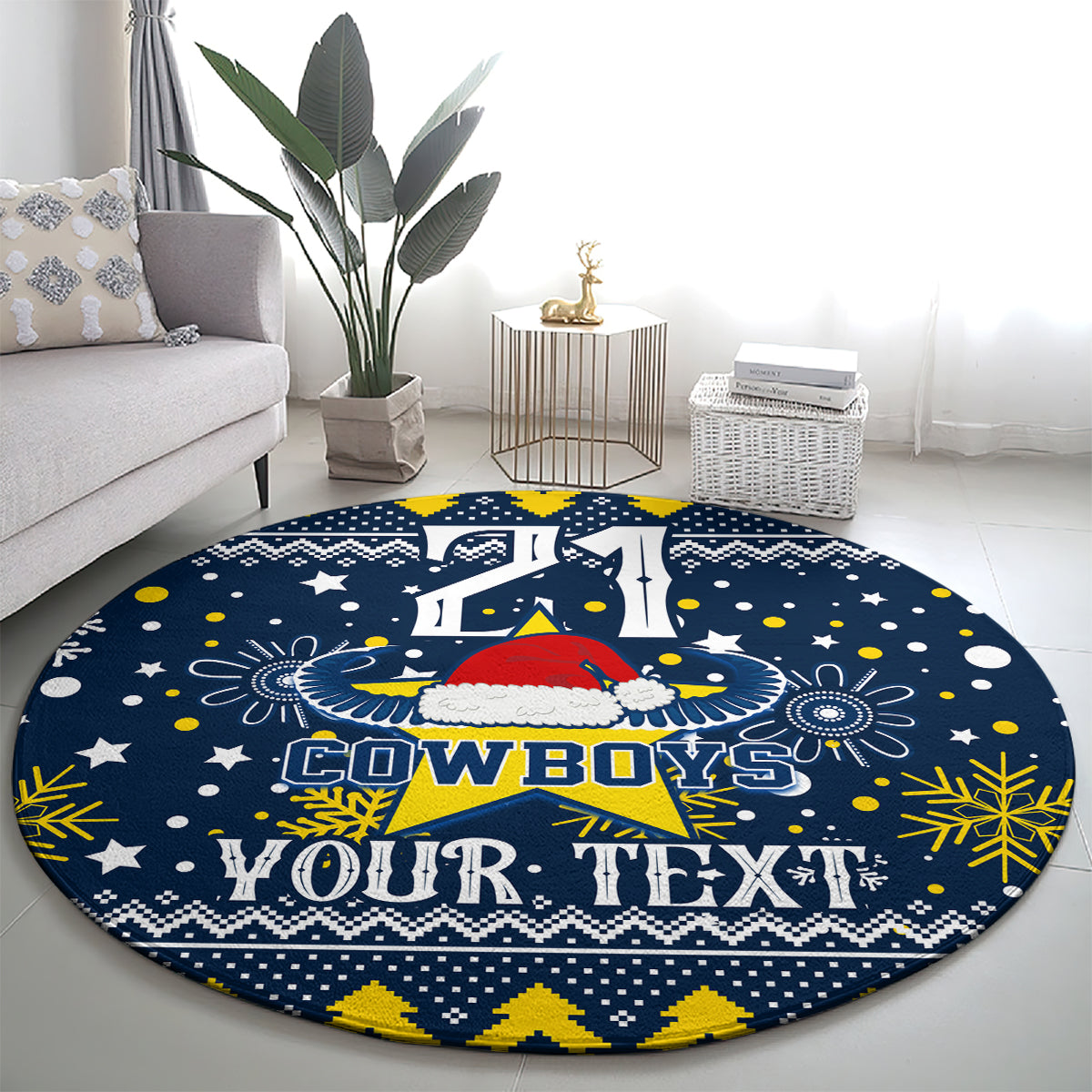 custom-cowboys-rugby-round-carpet-born-tough-bred-proud-christmas-vibe-2023